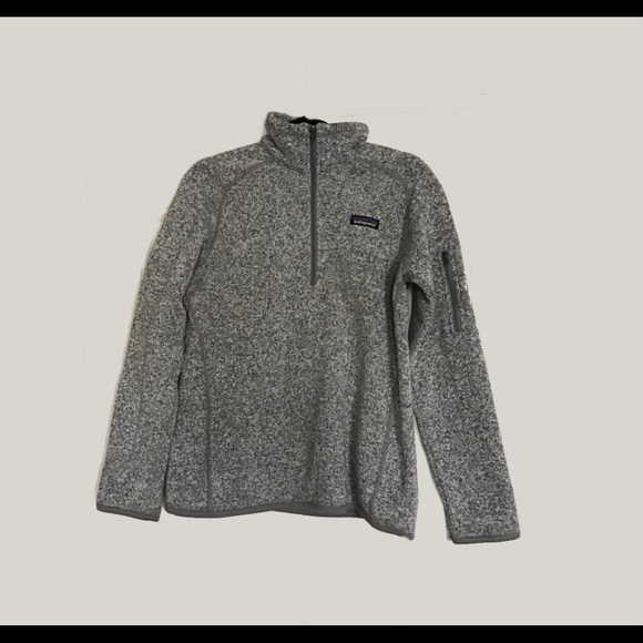 Patagonia Sweaters - heather grey patagonia crew neck / turtle neck.